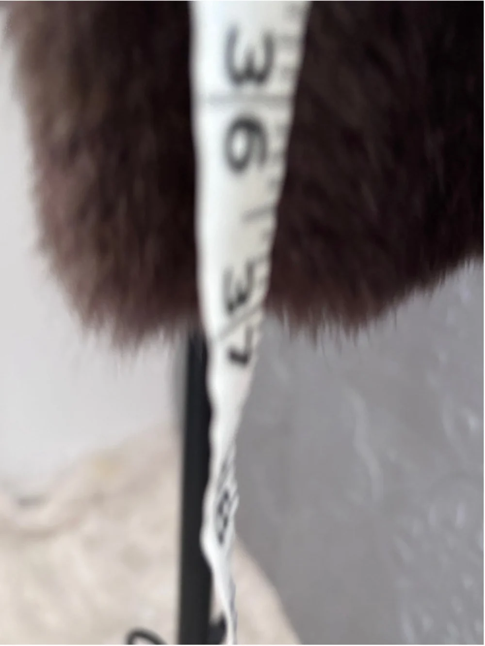 Vintage American Signature Brown Faux Fur Full Coat Jacket Mob Wife size medium